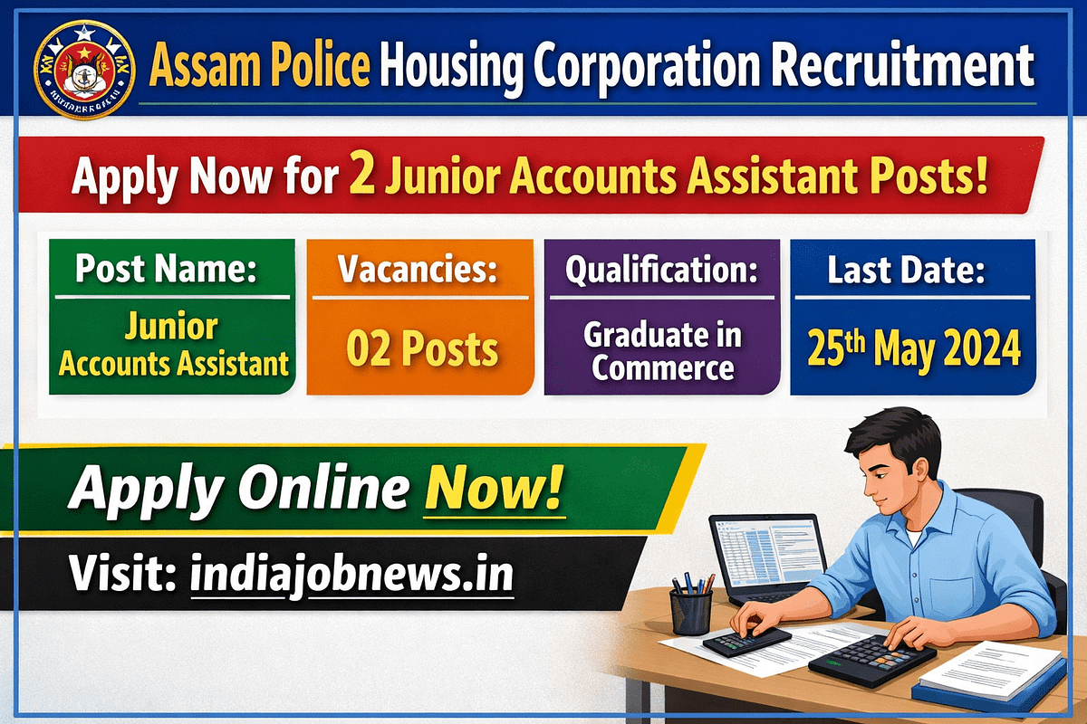 Assam Police Housing Corporation Recruitment 2026