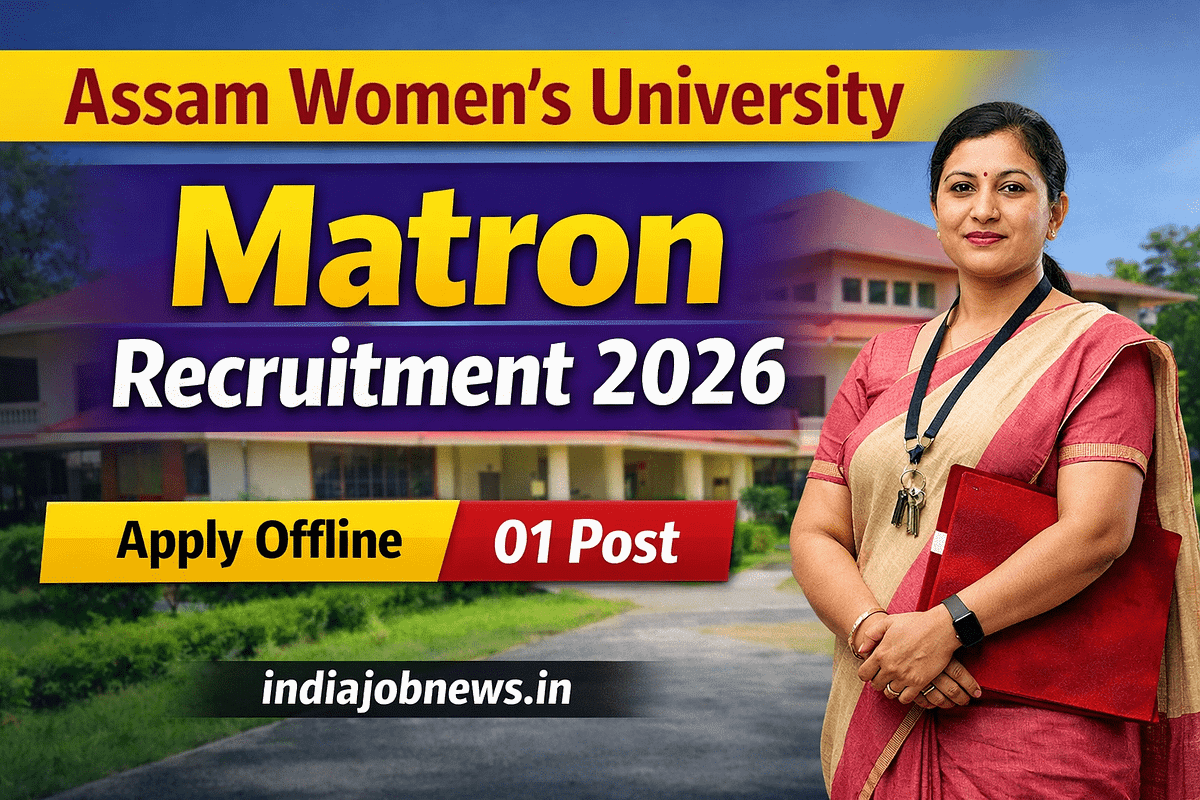Assam Womenβs University Recruitment 2026 for Matron Post